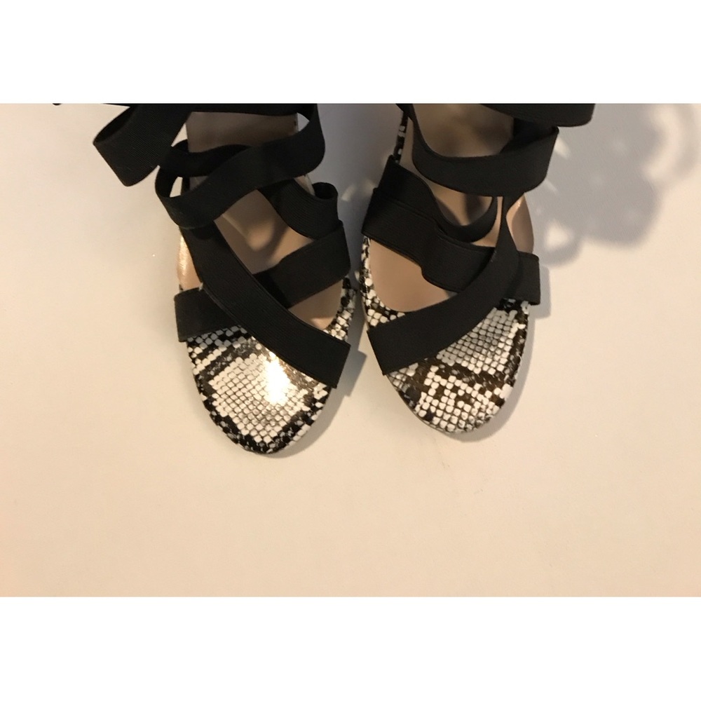 Black and snake print high heel SHEIN heels. Brand New